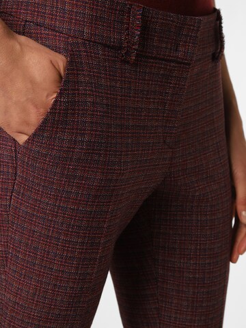 Raffaello Rossi Regular Pleated Pants ' Dora ' in Red