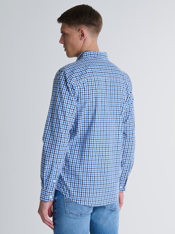 BIG STAR Regular fit Button Up Shirt in Blue