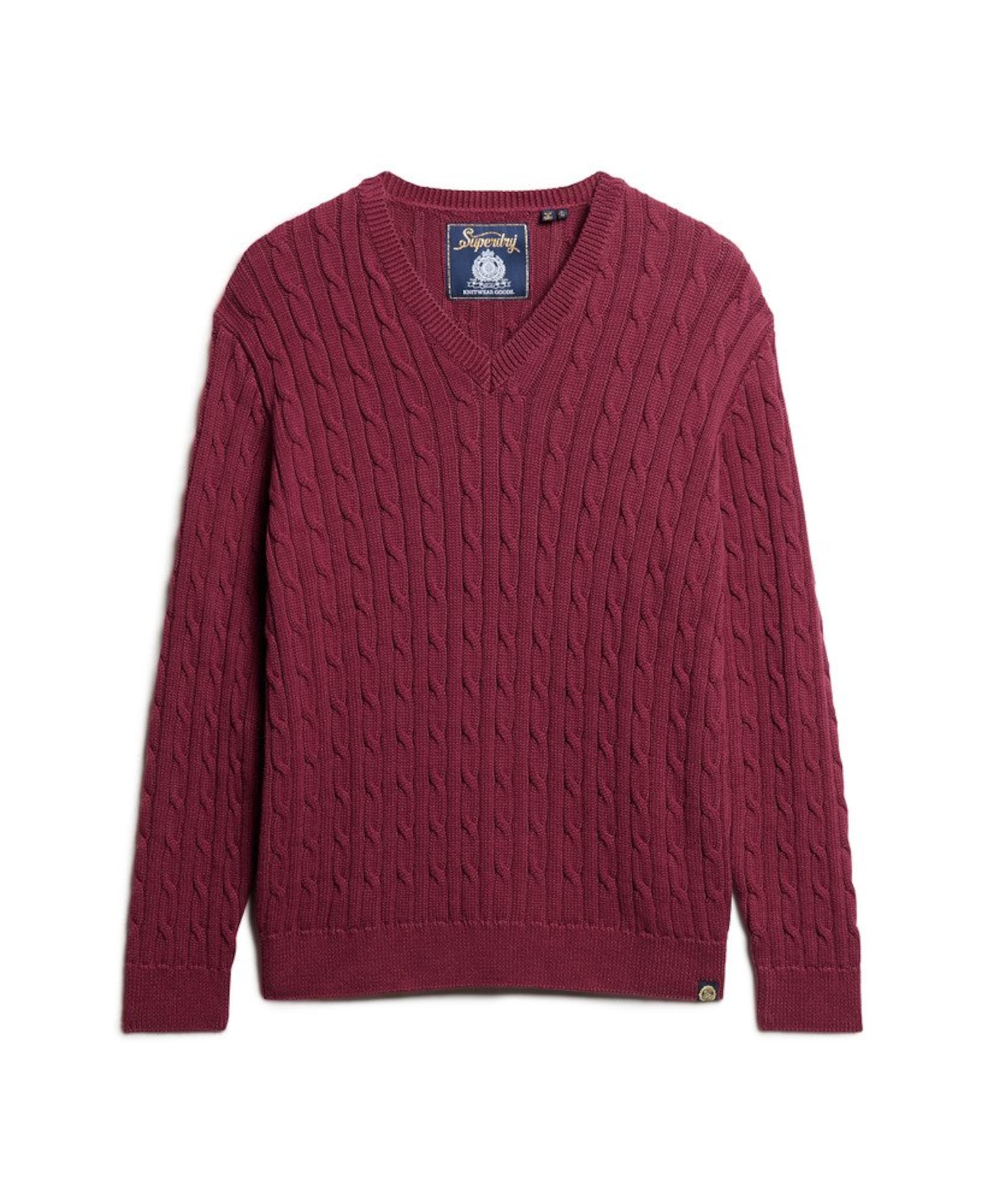 Superdry Pullover in Rot: Vorderseite