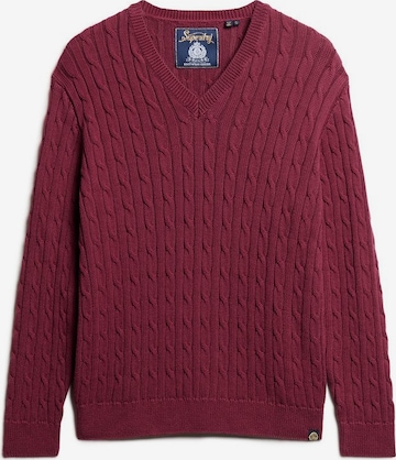Superdry Trui in Rood: voorkant