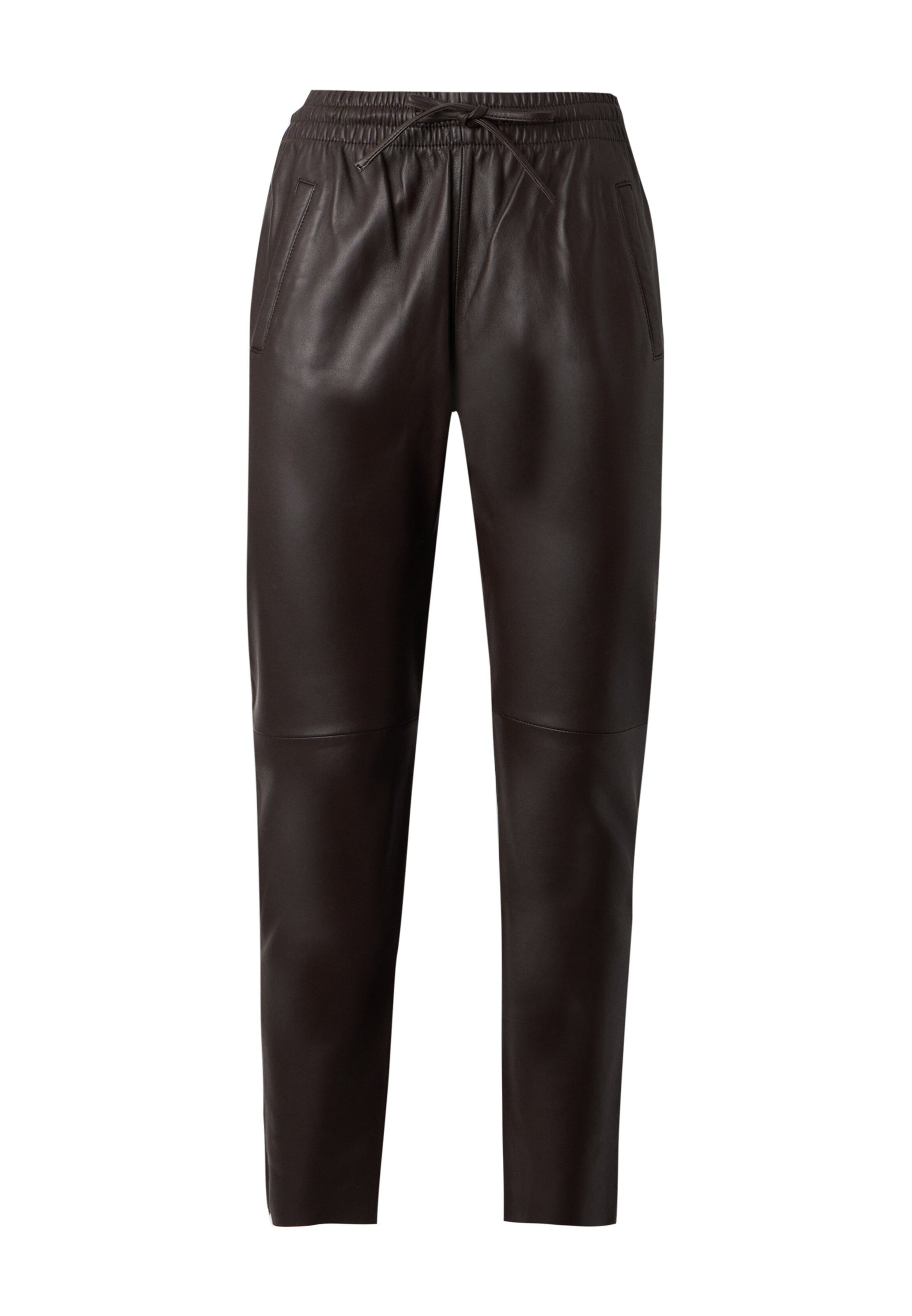 OAKWOOD Slimfit Hose 'GIFT' in Braun: Vorderseite