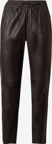 OAKWOOD Slimfit Hose 'GIFT' in Braun: Vorderseite