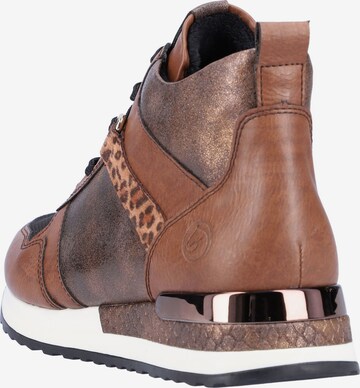 REMONTE High-Top Sneakers in Brown