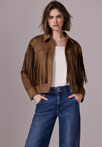 Street One Studio Between-Season Jacket in Brown: front