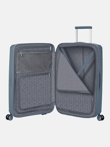 American Tourister Trolley in Blauw