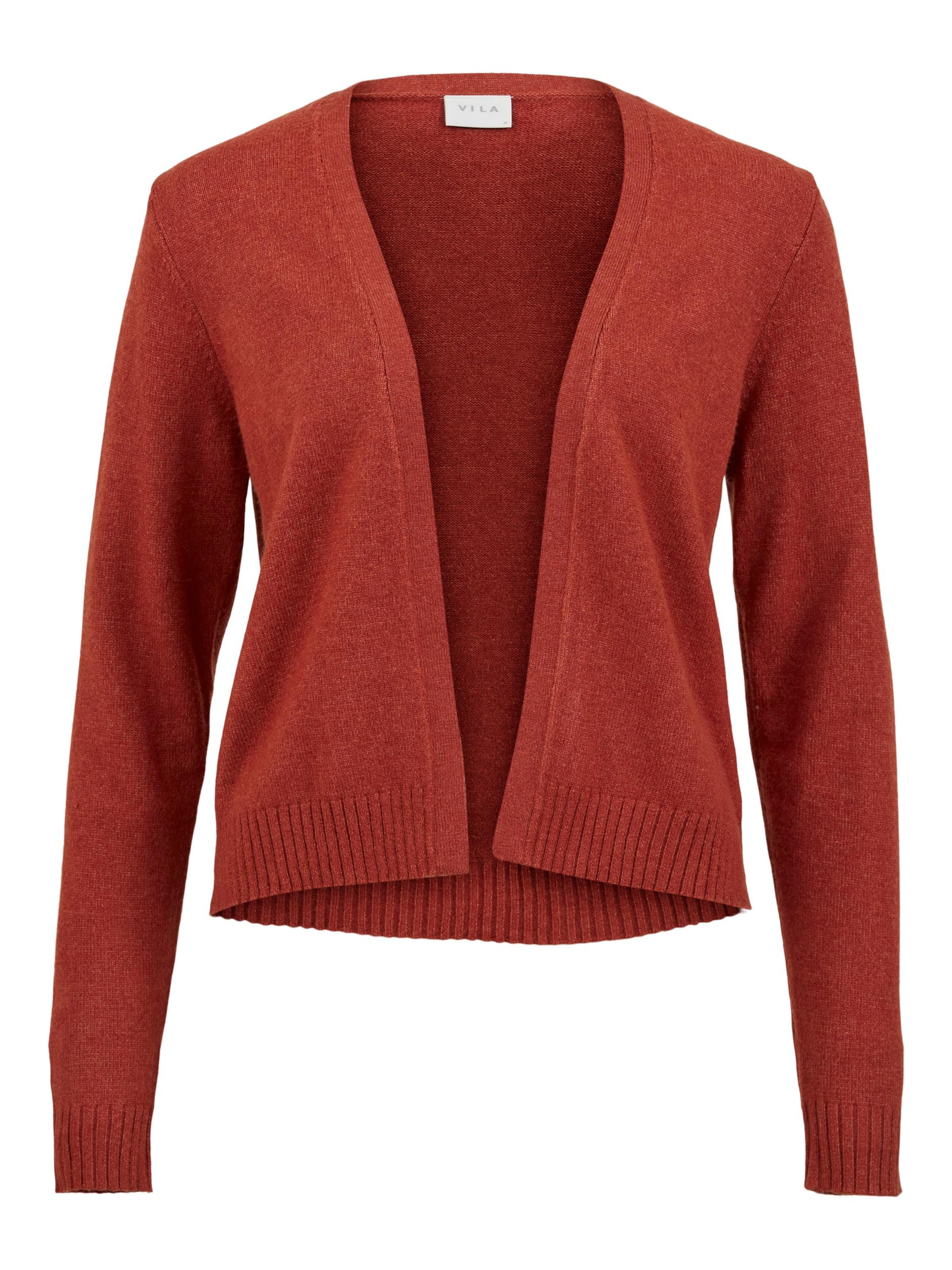 Cardigan 'Ril' VILA en rouge : devant