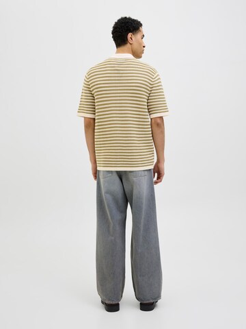 JACK & JONES Πλεκτή ζακέτα 'JORAlmeria' σε μπεζ