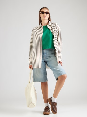 Tricou 'APOLY' de la AMERICAN VINTAGE pe verde