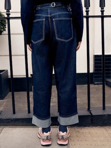 Next Wide Leg Jeans in Blau