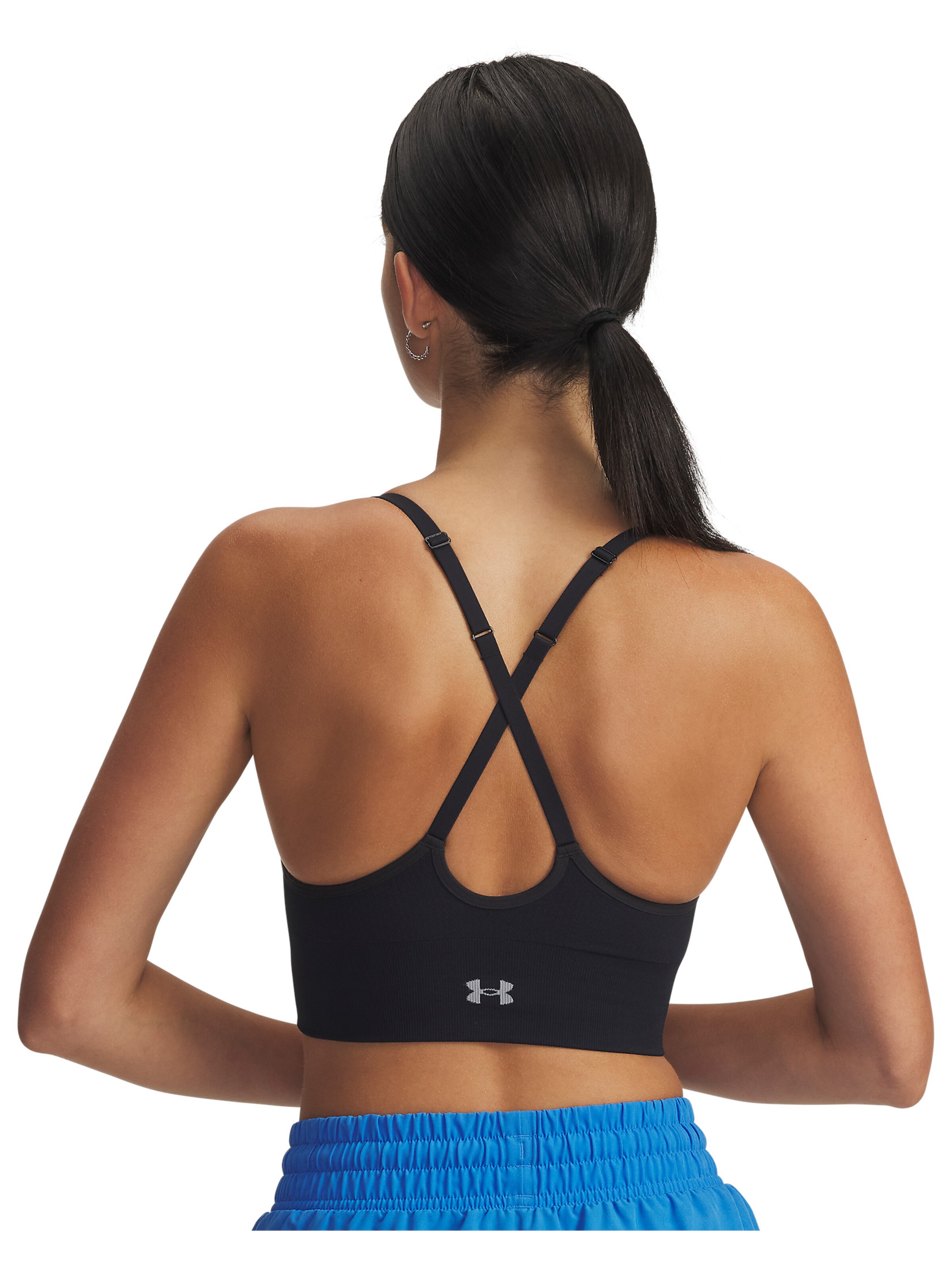 UNDER ARMOUR Bustier Sport bh 'Vanish' in Zwart