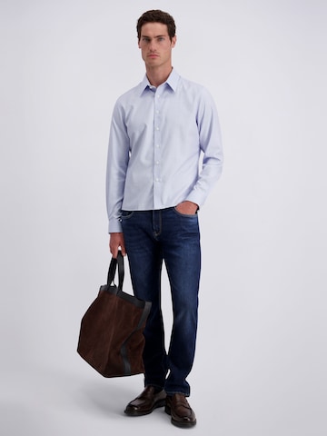 PIERRE CARDIN Regular fit Business shirt in Blue