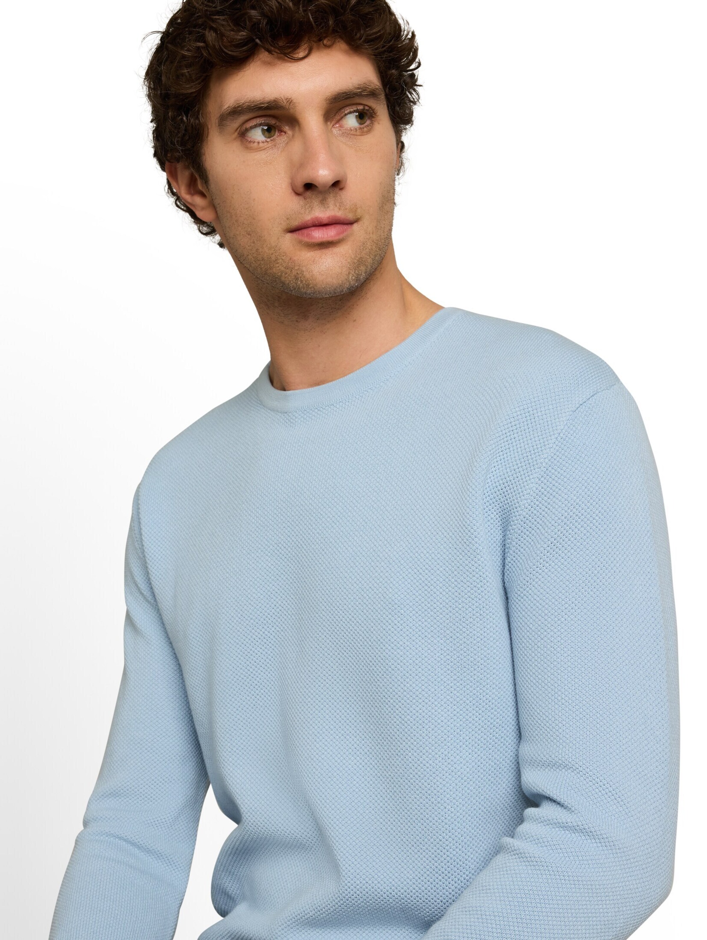 TOM TAILOR DENIM Pulover | modra barva