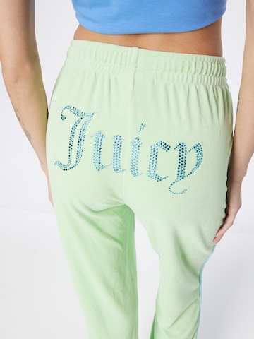 Juicy Couture White Label Loosefit Παντελόνι 'TINA' σε πράσινο
