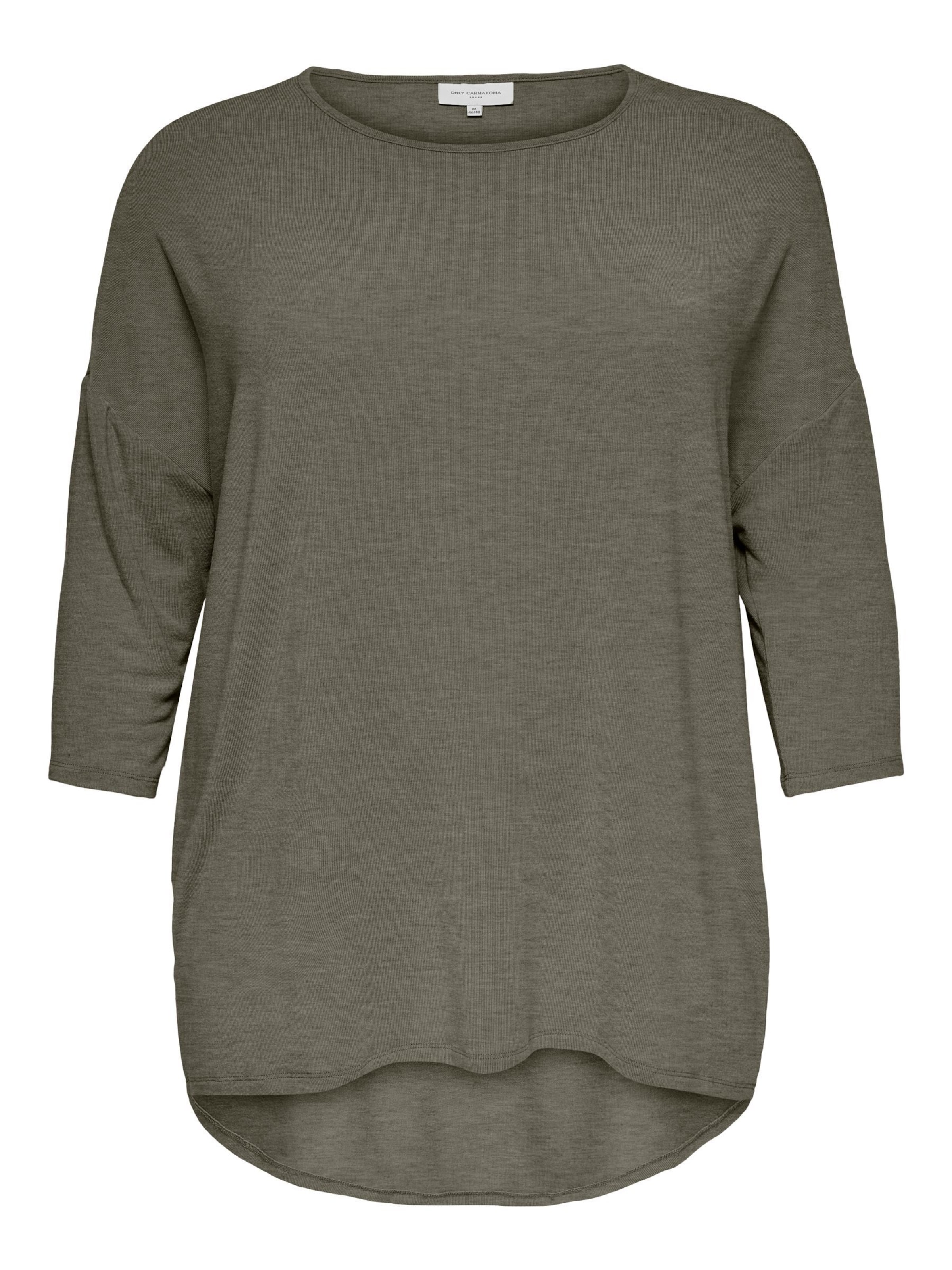 T-shirt 'CARLAMOUR' ONLY Carmakoma en vert : devant