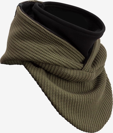 Manufaktur13 Scarf 'Hooded Loop' in Green: front