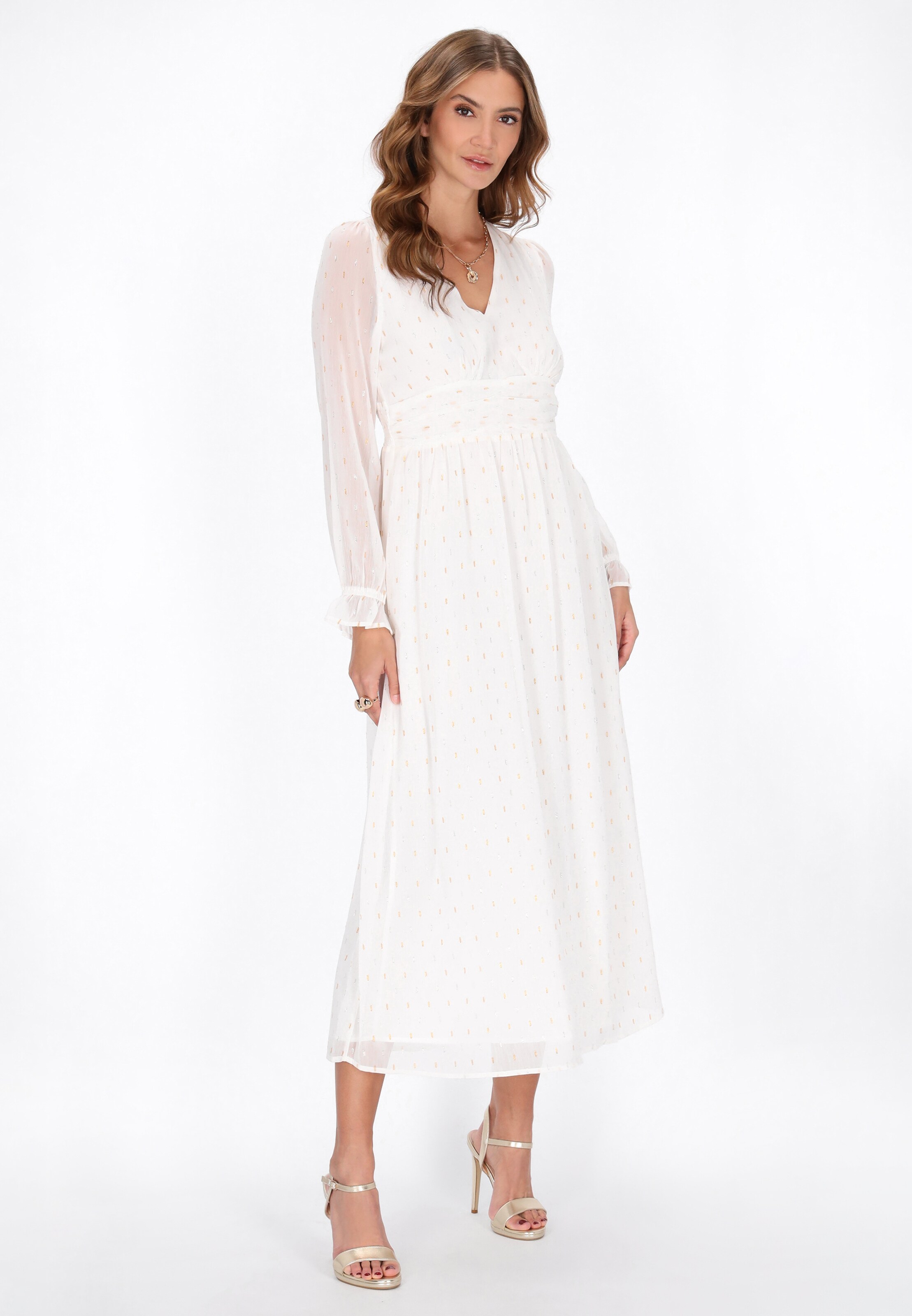 NAEMI Dress in White