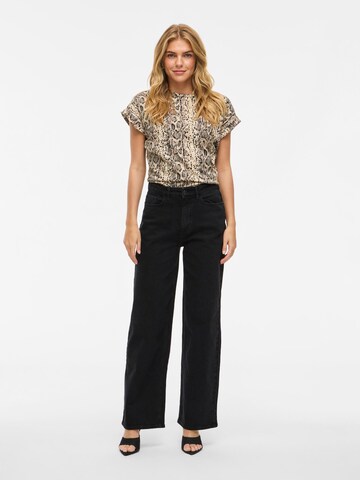 VILA Wide Leg Jeans 'VIFreya' i sort