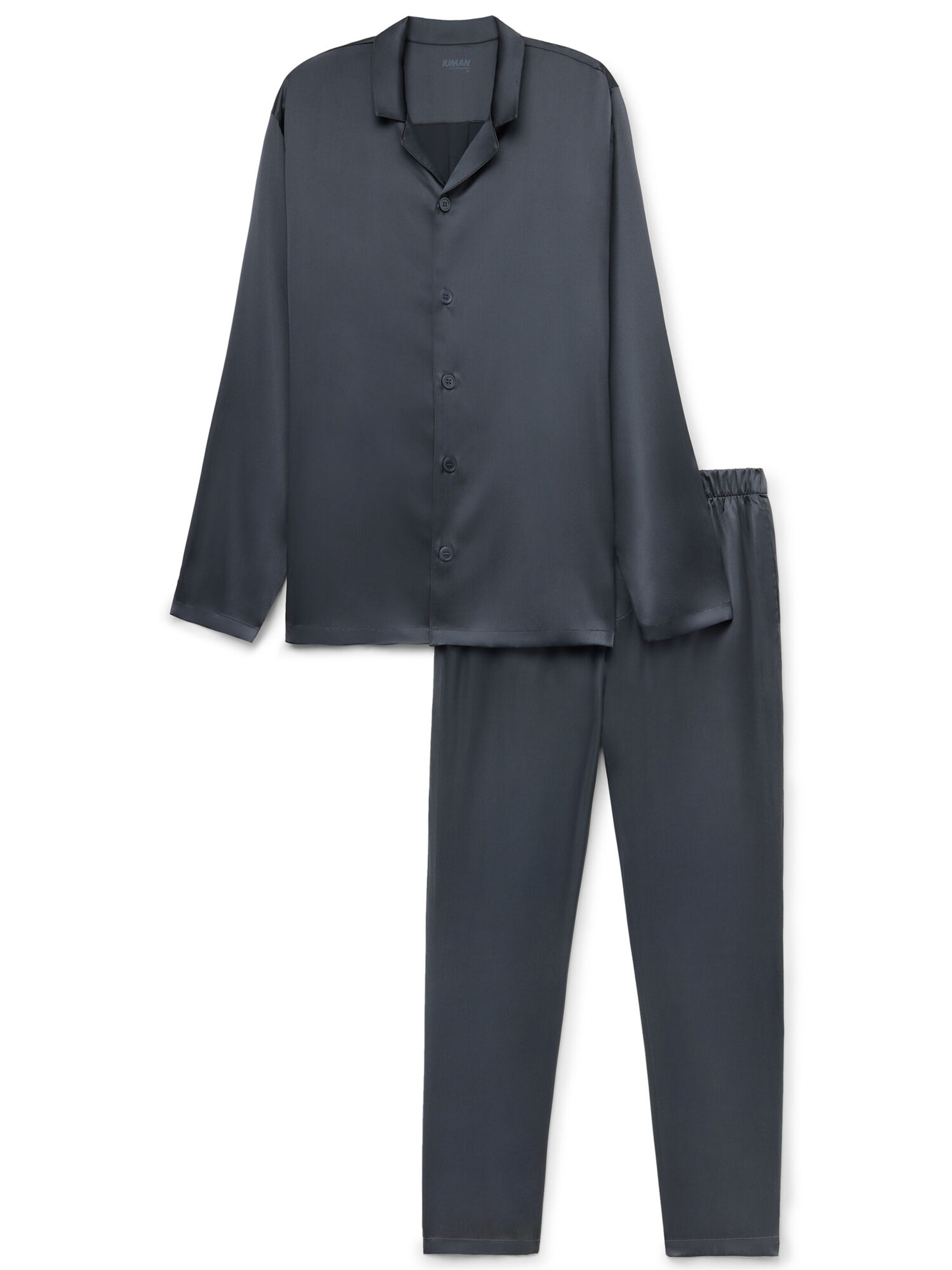 IUMAN Intimissimi Pyjama in Grau: Vorderseite