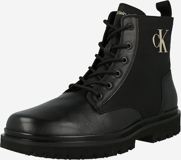 Calvin Klein Jeans - Botas con cordones 'BJORN 12C' en negro: frente