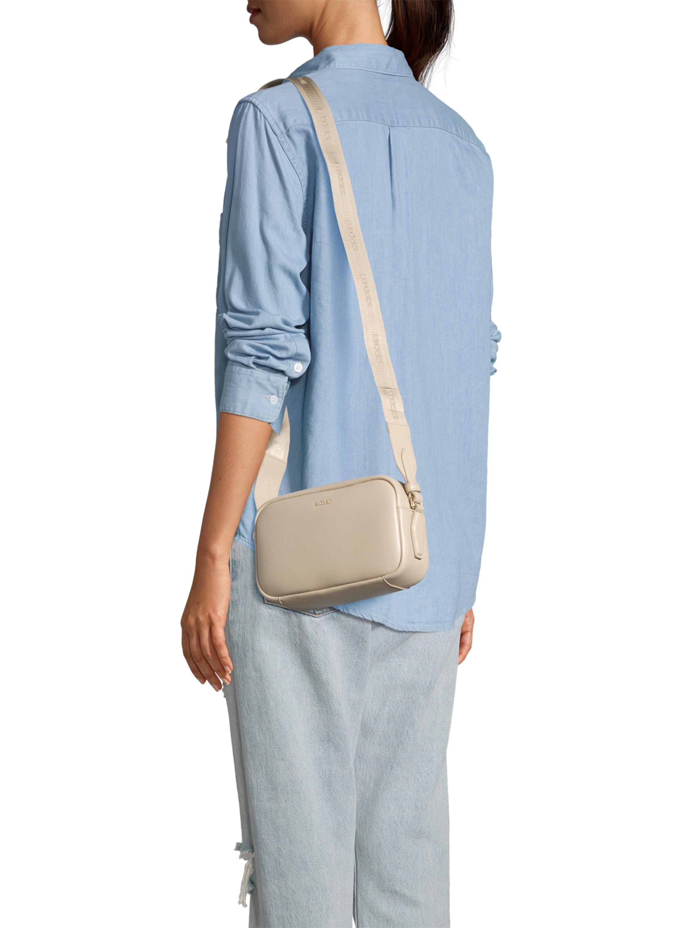 BOSS Crossbody Bag 'Sandy' in Beige