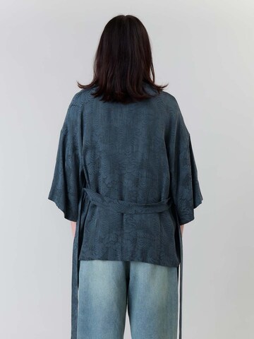 Yahmo Kimono 'Gerda' in Blauw