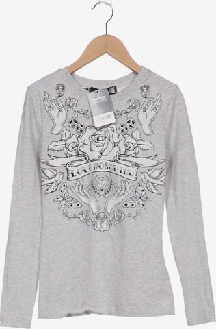 Love Moschino Top & Shirt in XXS in Grey: front