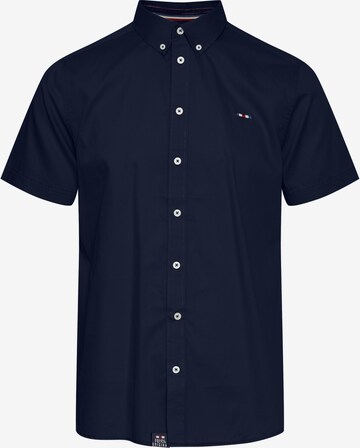 FQ1924 Overhemd 'Ronas' in Blauw: voorkant