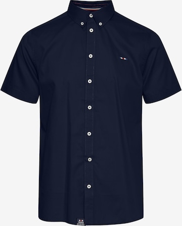 FQ1924 Button Up Shirt 'Ronas' in Blue: front