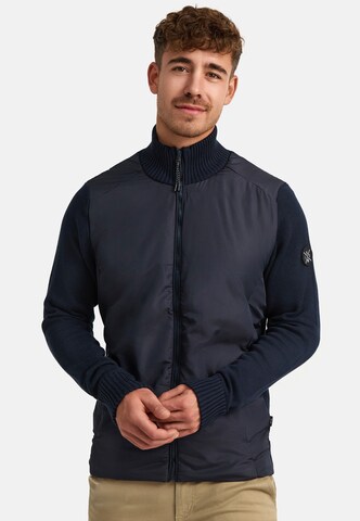 INDICODE JEANS Tussenjas ' Twix ' in Blauw: voorkant