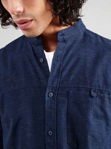 s.Oliver Regular fit Button Up Shirt in Blue