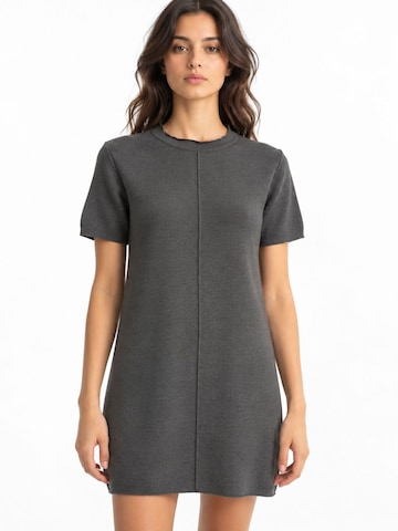 Viorna Knitted dress 'Strickkleider' in Grey: front