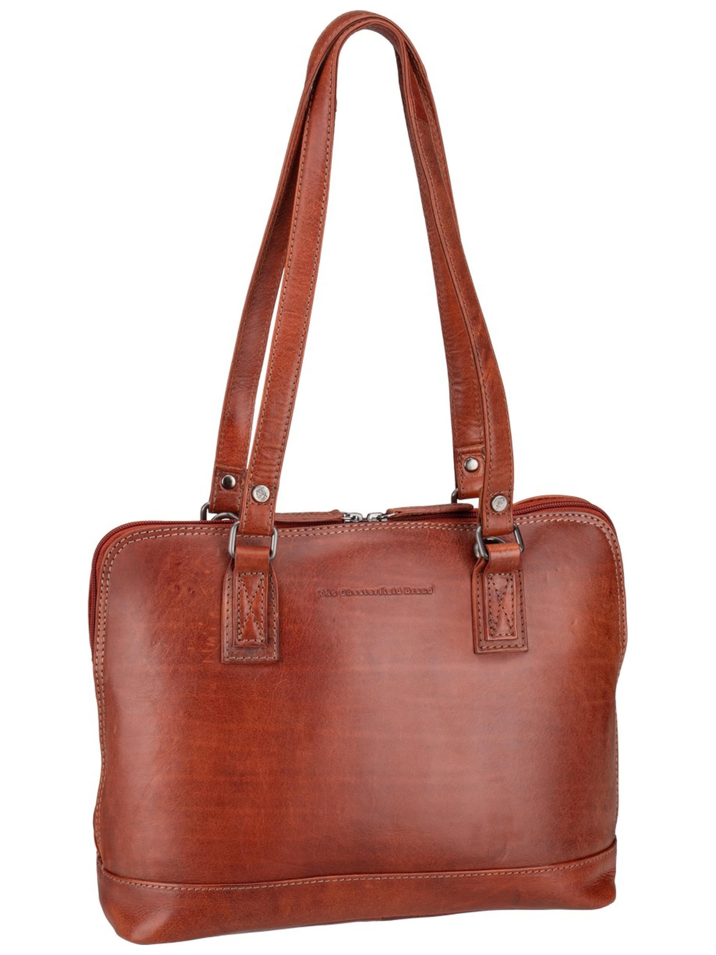 The Chesterfield Brand Shoulder Bag 'Viamonte' in Brown: front
