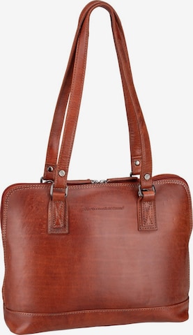 The Chesterfield Brand Schultertasche 'Viamonte' in Braun: Vorderseite