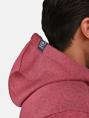 salzhaut Sweatshirt 'HEFF' in Rood