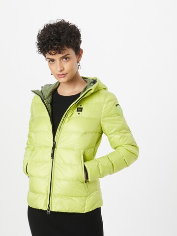 Blauer.USA Between-Season Jacket 'Sorona' in Yellow: front