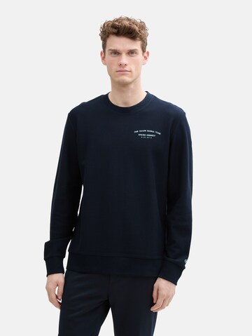 TOM TAILOR Sweatshirt in Blue: front