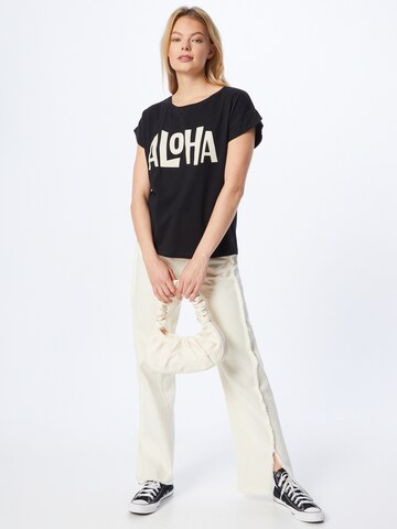 b.young Shirt 'SAFA ALOHA' in Zwart