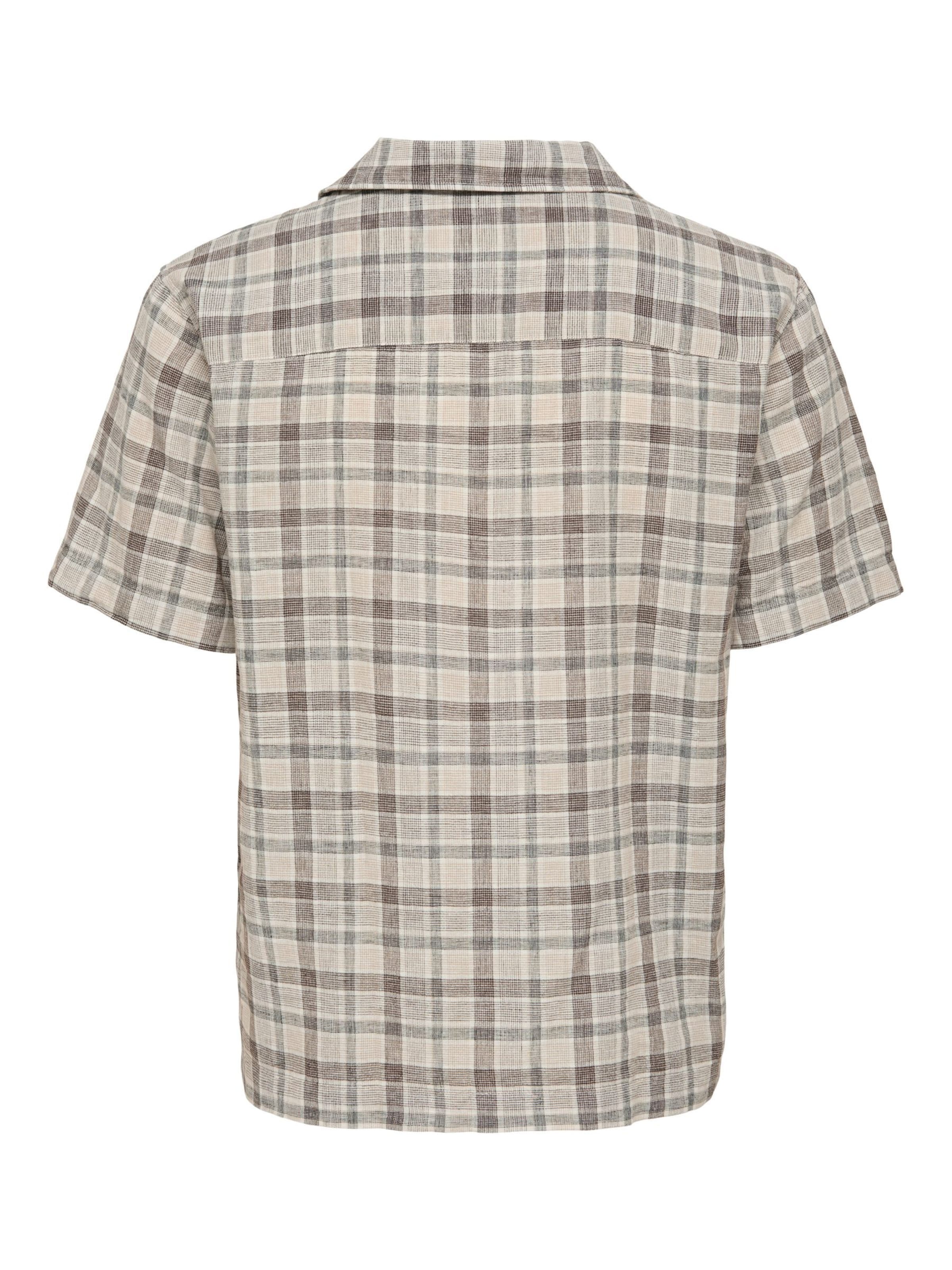 Only & Sons - Ajuste regular Camisa 'ONSCaiden' en marrón