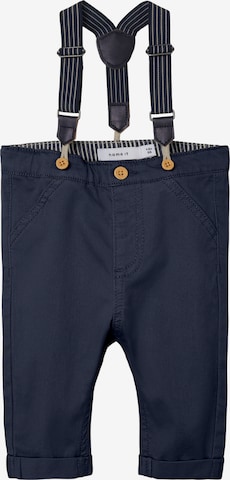 NAME IT Regular Dungarees 'RYAN' in Blue: front