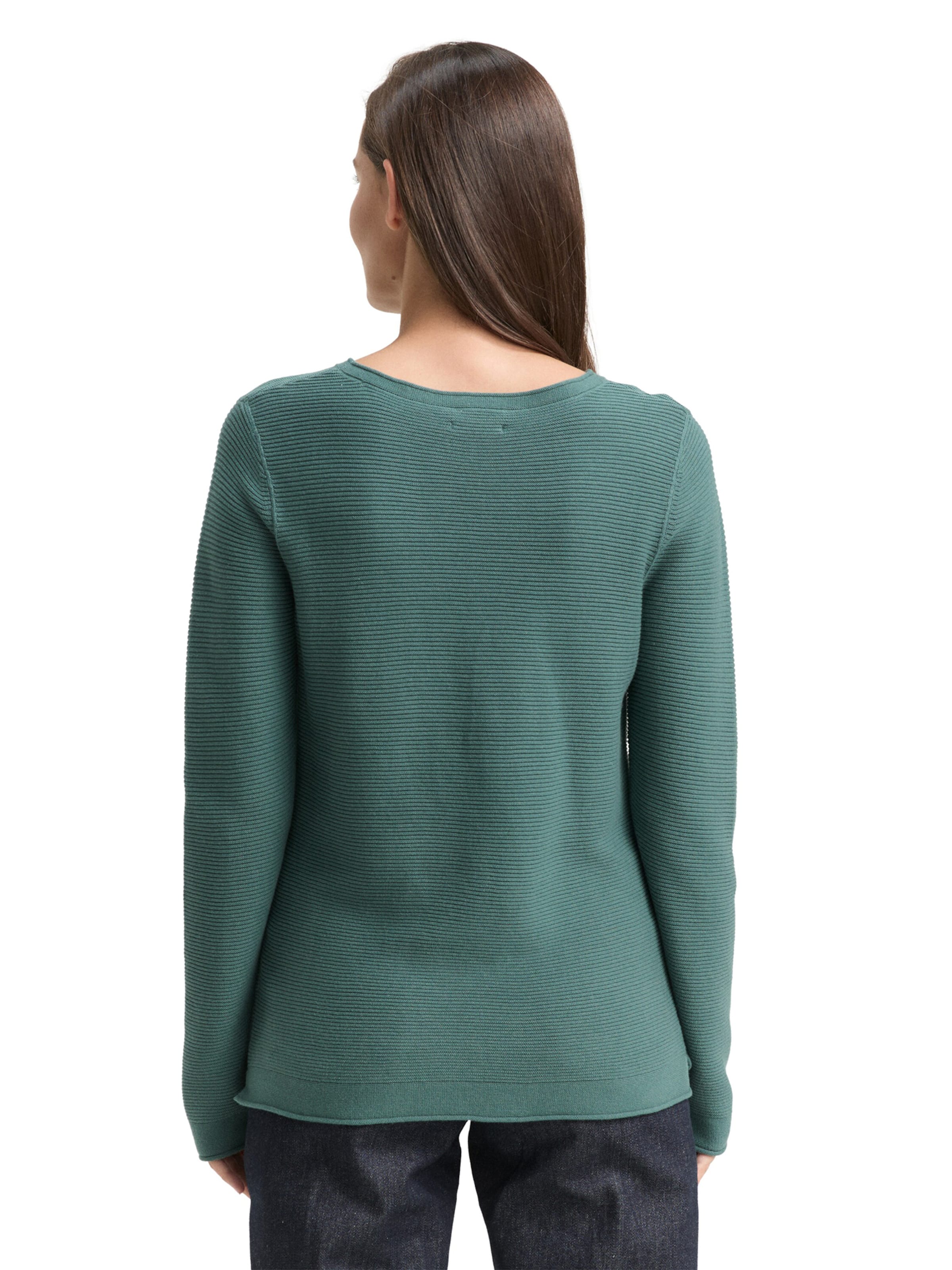 TOM TAILOR Свитер в Зеленый