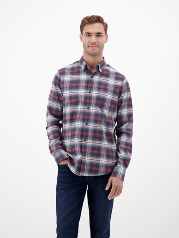 LERROS Regular fit Button Up Shirt in Red: front