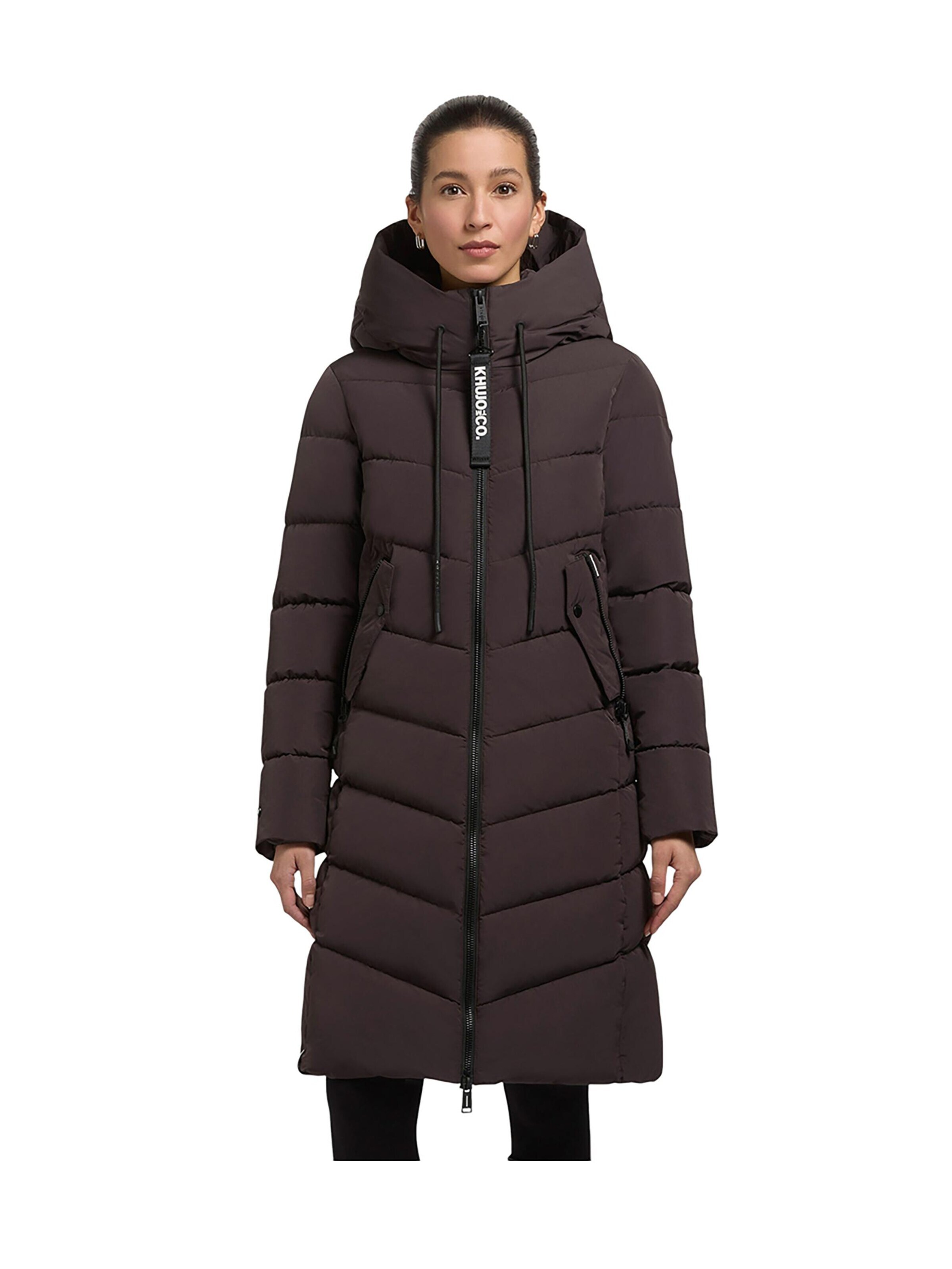 khujo Outdoor Jacket 'Mikia3' in Purple: front