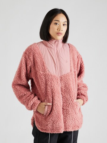 ROXY Athletic Cardigan in Pink: front