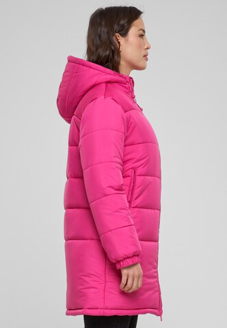 Urban Classics Winterjas in Roze