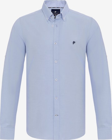 DENIM CULTURE Regular fit Poslovna srajca | modra barva: sprednja stran