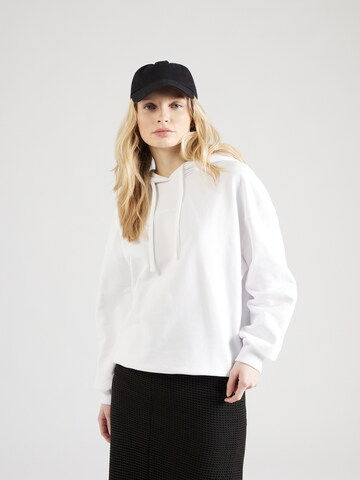 Calvin Klein Jeans Sweatshirt 'INSTITUTIONAL' in Weiß: predná strana