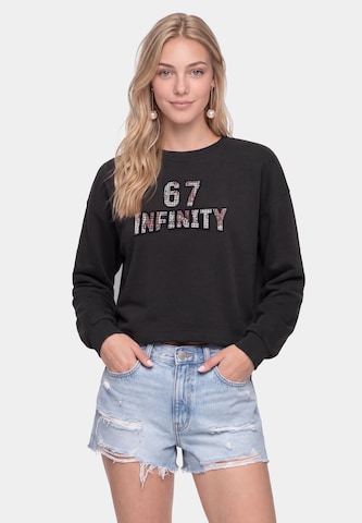 MYMO - Sweatshirt em preto: frente