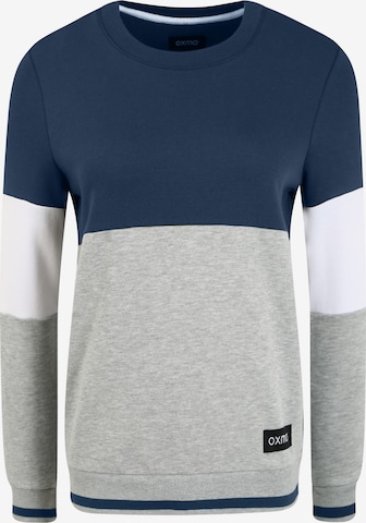 Oxmo Sweatshirt 'Omaya' in Blauw: voorkant