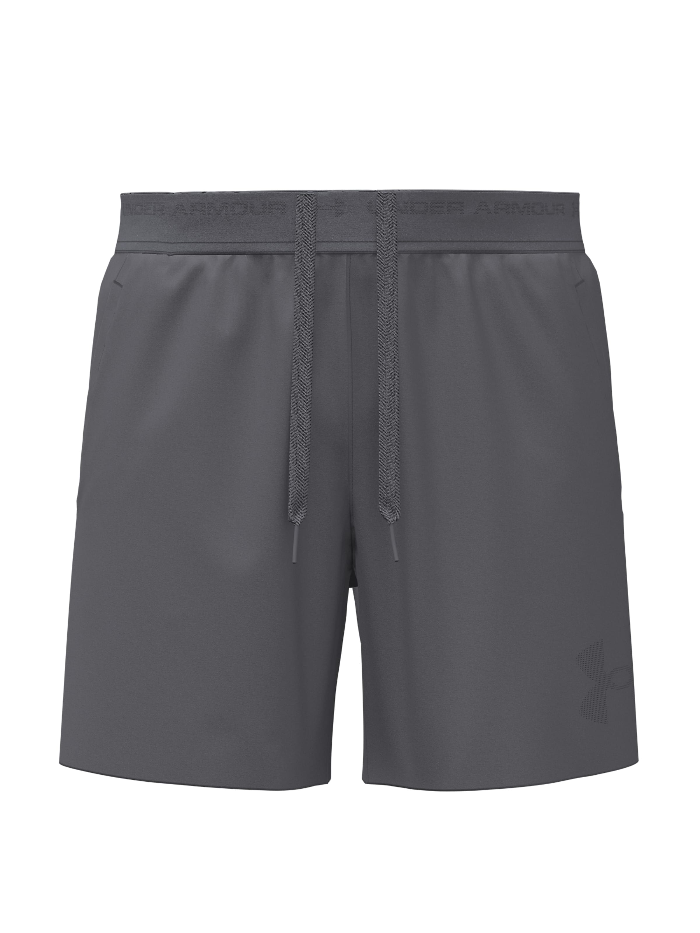 UNDER ARMOUR Regular Sportbroek 'Vanish Elite' in Grijs: voorkant