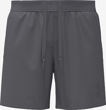 UNDER ARMOUR Regular Sportbroek 'Vanish Elite' in Grijs: voorkant